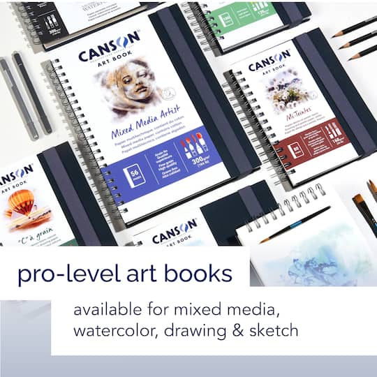 Canson® Mixed Media Artist Book, 8.3" x 11.7"